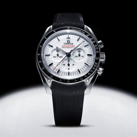 omega 300m white dial|omega speedmaster white side of moon.